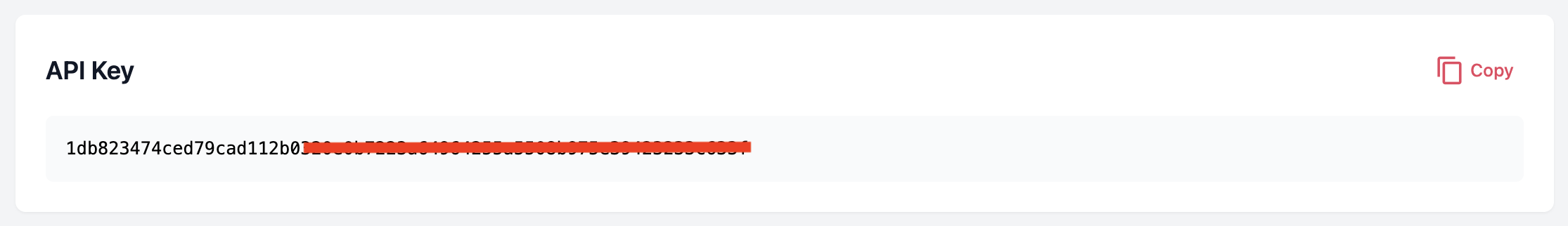 api key