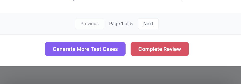 search on test run detail page